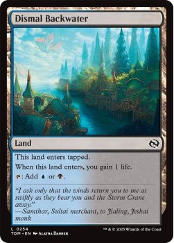 Dismal Backwater : 0254 TARKIR: DRAGONSTORM - single card from Magic the Gathering