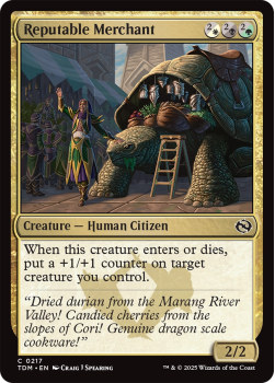 Reputable Merchant : 0217 TARKIR: DRAGONSTORM - single card from Magic the Gathering