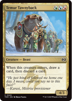 Temur Tawnyback (FOIL) : 0229 TARKIR: DRAGONSTORM - single card from Magic the Gathering