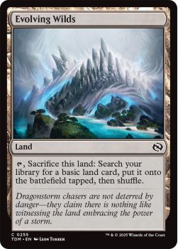Evolving Wilds : 0255 TARKIR: DRAGONSTORM - single card from Magic the Gathering