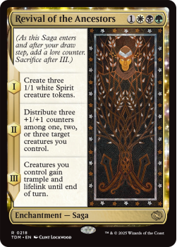Revival of the Ancestors : 0218 TARKIR: DRAGONSTORM - single card from Magic the Gathering