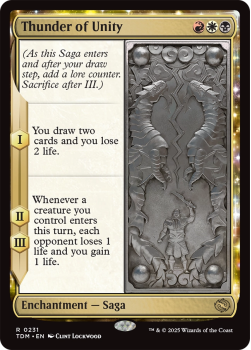 Thunder of Unity : 0231 TARKIR: DRAGONSTORM - single card from Magic the Gathering