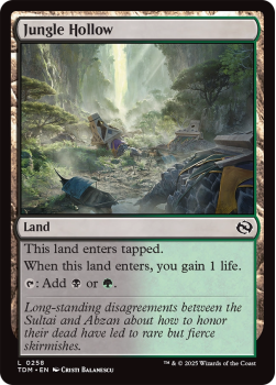 Jungle Hollow : 0258 TARKIR: DRAGONSTORM - single card from Magic the Gathering