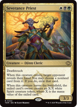 Severance Priest : 0222 TARKIR: DRAGONSTORM - single card from Magic the Gathering
