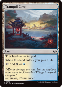Tranquil Cove : 0270 TARKIR: DRAGONSTORM - single card from Magic the Gathering