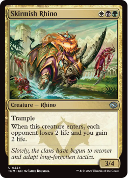 Skirmish Rhino : 0224 TARKIR: DRAGONSTORM - single card from Magic the Gathering