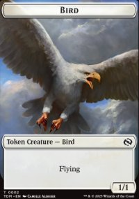 Bird (0002) // Monk (0003) TOKEN : TARKIR: DRAGONSTORM - Magic the Gathering Single Card