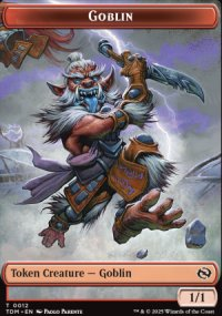 Goblin (0012) // Warrior (0013) TOKEN : TARKIR: DRAGONSTORM - Magic the Gathering Single Card