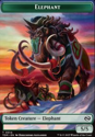 Elephant (0014) // Treasure (0016) TOKEN : TARKIR: DRAGONSTORM - Magic the Gathering Single Card