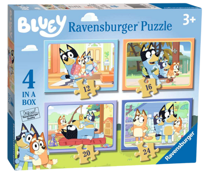 Bluey 4 in a Box Puzzle