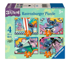 Disney Stitch 4 in a Box Puzzle