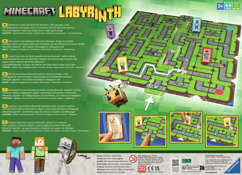 Minecraft Labyrinth Chaos Cards
