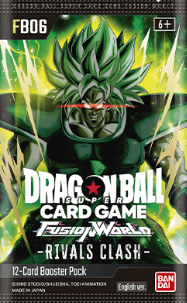 DragonBall Super Card Game: Fusion World Booster Pack FB06 Rivals Clash (12 Cards)