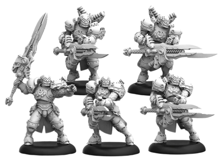 Warmachine: Stormthrower Legionnaires