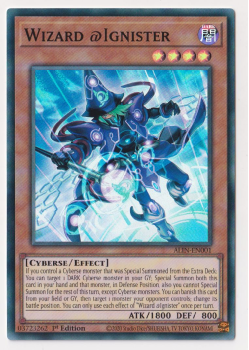 Wizard @Ignister (Super Rare) single card from Yu-Gi-Oh!