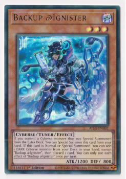Backup @Ignister (Ultra Rare) single card from Yu-Gi-Oh!