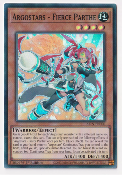 Argostars - Fierce Parthe (Super Rare) single card from Yu-Gi-Oh!