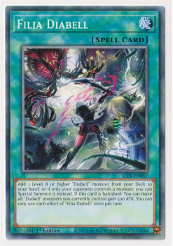 Filia Diabell (Common) single card from Yu-Gi-Oh!