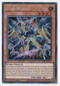 Star Ryzeal (Secret Rare) single card from Yu-Gi-Oh!