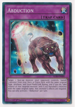 Abduction (Super Rare) single card from Yu-Gi-Oh!