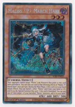 Maliss <P> March Hare (Secret Rare) single card from Yu-Gi-Oh!