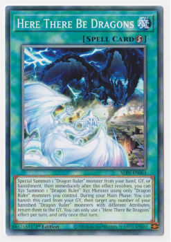 Here There Be Dragons (Common) single card from Yu-Gi-Oh!