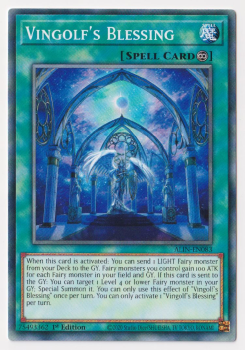 Vingolf's Blessing (Common) single card from Yu-Gi-Oh!