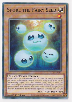 Spore the Fairy Seed (Common) single card from Yu-Gi-Oh!