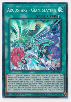 Argostars - Giantslaying (Super Rare) single card from Yu-Gi-Oh!