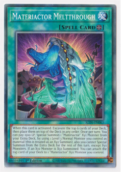 Materiactor Meltthrough (Common) single card from Yu-Gi-Oh!