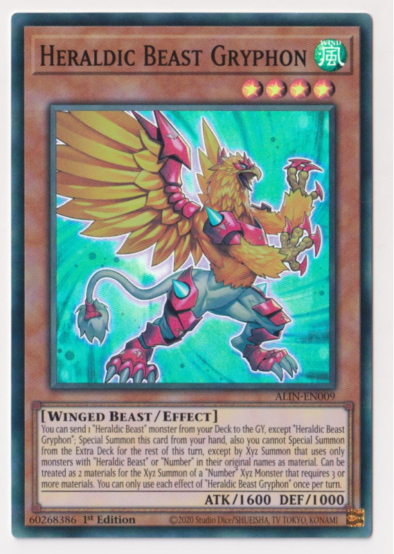 yugioh heraldic beast cards Amazon.com: YU-GI-OH! - Heraldic Beast Berners Falcon (ABYR-EN013) - Abyss  Rising - 1st Edition main image 0