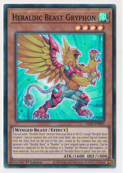 Heraldic Beast Gryphon (Super Rare) single card from Yu-Gi-Oh!