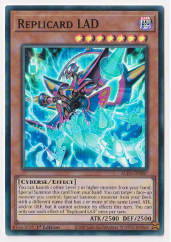 Replicard LAD (Super Rare) single card from Yu-Gi-Oh!