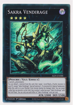 Sakra Vendirage (Super Rare) single card from Yu-Gi-Oh!