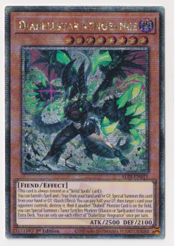 Diabellstar Vengeance (Quarter Century Secret Rare) single card from Yu-Gi-Oh!