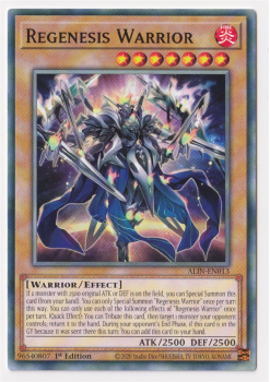 Regenesis Warrior (Common) single card from Yu-Gi-Oh!