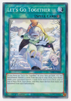 Let's Go Together (Common) single card from Yu-Gi-Oh!