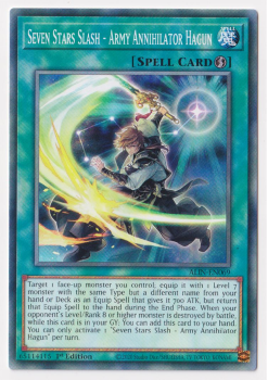 Seven Stars Slash - Army Annihilator Hagun (Common) single card from Yu-Gi-Oh!