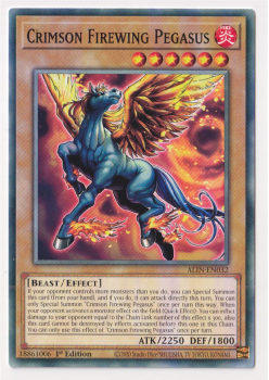 Crimson Firewing Pegasus (Common) single card from Yu-Gi-Oh!