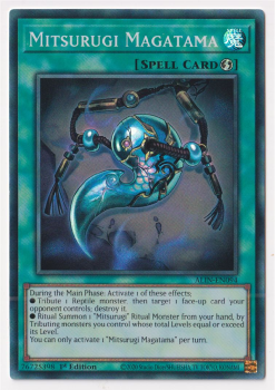 Mitsurugi Magatama (Super Rare) single card from Yu-Gi-Oh!