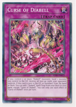 Curse of Diabell (Common) single card from Yu-Gi-Oh!
