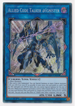 Allied Code Talker @Ignister (Secret Rare) single card from Yu-Gi-Oh!