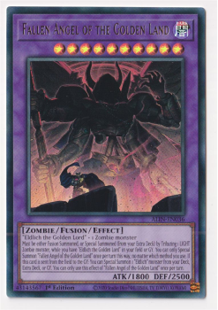 Fallen Angel of the Golden Land (Ultra Rare) single card from Yu-Gi-Oh!