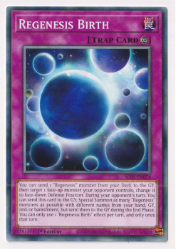 Regenesis Birth (Common) single card from Yu-Gi-Oh!