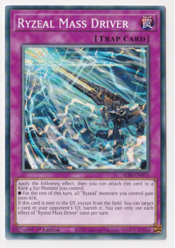 Ryzeal Mass Driver (Common) single card from Yu-Gi-Oh!