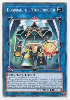 Dogurad, the Stonetrooper (Common) single card from Yu-Gi-Oh!