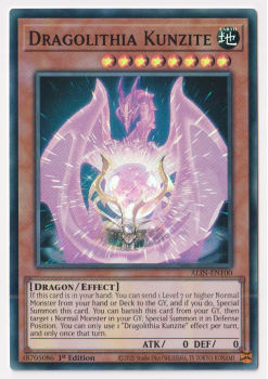 Dragolithia Kunzite (Super Rare) single card from Yu-Gi-Oh!