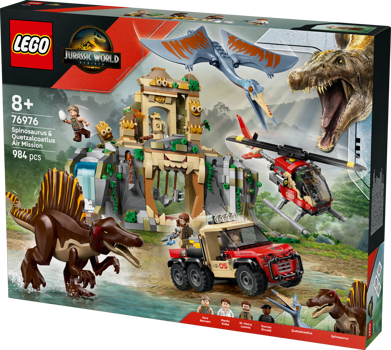 LEGO&reg; Jurassic World Spinosaurus & Quetzalcoatlus Air Mission (76976)