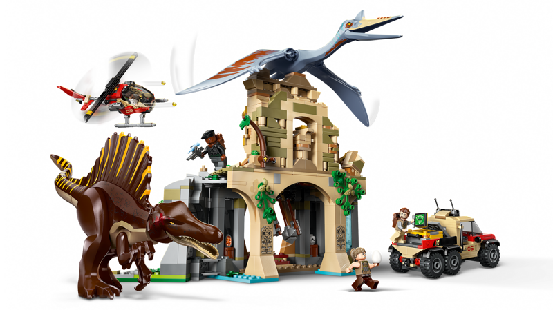 LEGO Jurassic World Spinosaurus Quetzalcoatlus Air Mission 76976