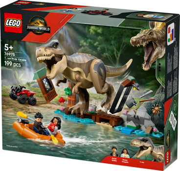LEGO&reg; Jurassic World T. Rex River Escape (76975)